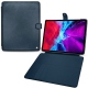 Capa em pele Apple iPad Pro 12.9" (2020) - Jean vintage ( Roughtcut - Pantone 285U  ) 