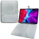 Apple iPad Pro 12.9" (2020) leather case - Platinium ( Pantone 877C ) 