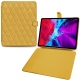 Housse cuir Apple iPad Pro 12.9" (2020) - Mimosa - Couture ( Pantone 141C ) 