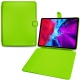 Apple iPad Pro 12.9" (2020) leather case - Vert fluo
