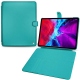 Housse cuir Apple iPad Pro 12.9" (2020) - Bleu fluo