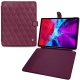 Apple iPad Pro 12.9" (2020) leather case - Prune vintage - Couture