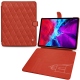 Apple iPad Pro 12.9" (2020) leather case - Arange clouquié - Couture