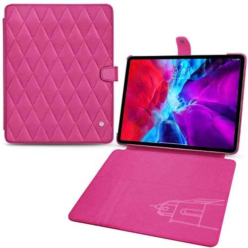 Housses de haute qualité pour Apple iPad Pro 12.9’’Rose BB - Couture ( Pantone #DB599F )