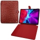 Housse cuir Apple iPad Pro 12.9" (2020) - Autruche ciliegia