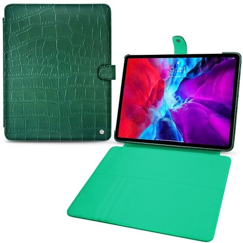Fundas de alta calidad para Apple iPad Pro 12.9Crocodile pino ( Pantone #173F35 ) 