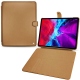 Apple iPad Pro 12.9" (2020) leather case - Beige Veggie