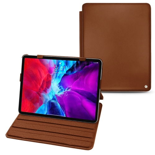  Apple iPad Pro 12.9''를 위한 우아하고 맞춤형 커버Marron ( Nappa - Pantone #8B4720 ) 