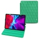 Apple iPad Pro 12.9" (2020) leather case - Menthe vintage - Couture