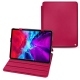 レザーケース Apple iPad Pro 12.9" (2020) - Rose fluo