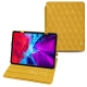 Lederschutzhülle Apple iPad Pro 12.9" (2020) - Jaune soulèu - Couture