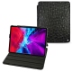 Housse cuir Apple iPad Pro 12.9" (2020) - Autruche nero