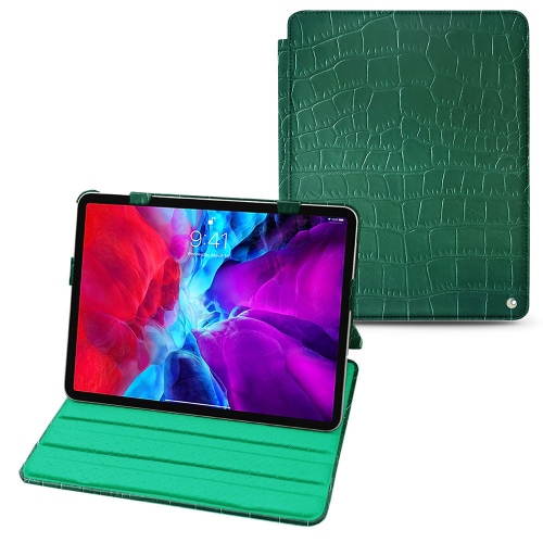 Stylish and customizable case for Apple iPad Pro 12.9Crocodile pino ( Pantone #173F35 ) 