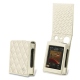 Housse cuir Cowon Plenue D3 - Blanc - Couture ( Bologna - White ) 