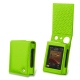 Cowon Plenue D3 leather case - Vert fluo