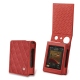 Housse cuir Cowon Plenue D3 - Cerise vintage - Couture