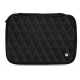 Portable hard drive leather case - Negre poudro - Couture