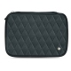 Portable hard drive leather case - Blu marino - Couture