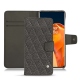 Funda de piel OnePlus 9 Pro - Anthracite - Couture ( Pantone 424C ) 