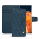 OnePlus 9 Pro leather case - Indigo - Couture ( Pantone 303U ) 