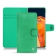 OnePlus 9 Pro leather case - Menthe vintage ( Pantone 562C ) 