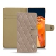 Housse cuir OnePlus 9 Pro - Taupe vintage - Couture