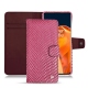 Capa em pele OnePlus 9 Pro - Serpent ciclamino