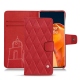 Lederschutzhülle OnePlus 9 Pro - Rouge troupelenc - Couture