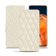 Housse cuir OnePlus 9 Pro - Blanc - Couture ( Bologna - White ) 