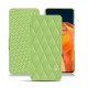 Lederschutzhülle OnePlus 9 Pro - Vert olive - Couture ( Nappa - Pantone 578U ) 