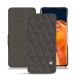 Housse cuir OnePlus 9 Pro - Anthracite - Couture ( Pantone 424C ) 
