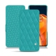Custodia in pelle OnePlus 9 Pro - Bleu fluo - Couture