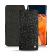 Lederschutzhülle OnePlus 9 Pro - Autruche nero