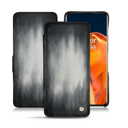 Housse en cuir haut de gamme pour OnePlus 9 ProGris Patine