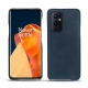 レザーケース OnePlus 9 Pro - Jean vintage ( Roughtcut - Pantone 285U  ) 
