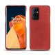OnePlus 9 Pro leather cover - Cerise vintage ( Pantone 185C ) 