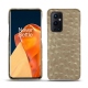 Coque cuir OnePlus 9 Pro - Autruche desert