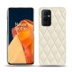 OnePlus 9 Pro leather cover - Blanc - Couture ( Bologna - White ) 