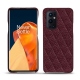 Capa em pele OnePlus 9 Pro - Lie de vin - Couture ( Pantone 5115C ) 