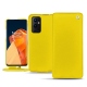 Housse cuir OnePlus 9 Pro - Jaune fluo
