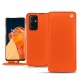 Housse cuir OnePlus 9 Pro - Orange fluo