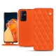 OnePlus 9 Pro leather case - Orange fluo - Couture