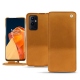 Lederschutzhülle OnePlus 9 Pro - Or Maïa ( Pantone 871C ) 