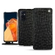 Custodia in pelle OnePlus 9 Pro - Autruche nero
