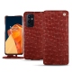 硬质真皮保护套 OnePlus 9 Pro - Autruche ciliegia