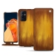 Housse cuir OnePlus 9 Pro - Doré Patine