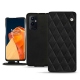Funda de piel OnePlus 9 Pro - Negre poudro - Couture