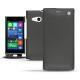 Housse cuir Nokia Lumia 730 - 735 - Noir ( Nappa - Black ) 