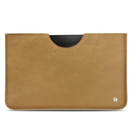 Pochette en cuir pour Samsung Galaxy Tab S8+Sable vintage ( Pantone #9b7340 ) 