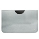Samsung Galaxy Tab S8+ leather pouch - Platinium ( Pantone 877C ) 